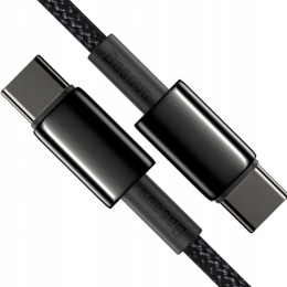 Baseus kabel Tungsten PD USB-C - USB-C 2,0 m czarny 100W