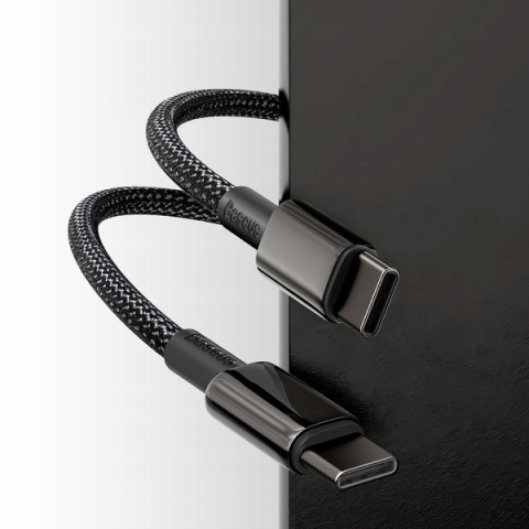 Baseus kabel Tungsten PD USB-C - USB-C 2,0 m czarny 100W