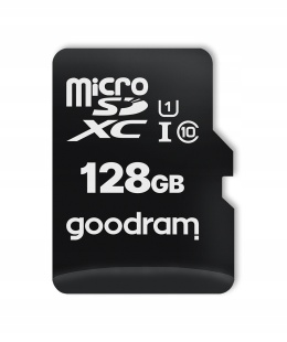 GOODRAM karta pamięci microSD 128GB 100MB/s class 10 UHS I z adapterem SD