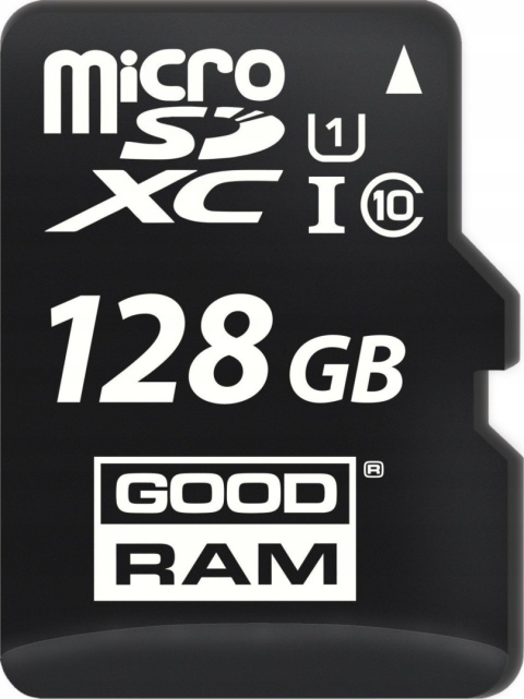 GOODRAM karta pamięci microSD 128GB 100MB/s class 10 UHS I z adapterem SD