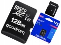 GOODRAM karta pamięci microSD 128GB 100MB/s class 10 UHS I z adapterem SD