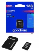 GOODRAM karta pamięci microSD 128GB 100MB/s class 10 UHS I z adapterem SD