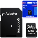 GOODRAM karta pamięci microSD 128GB 100MB/s class 10 UHS I z adapterem SD