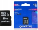 GOODRAM karta pamięci microSD 16GB 100MB/s class 10 UHS I z adapterem SD