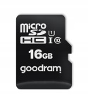 GOODRAM karta pamięci microSD 16GB 100MB/s class 10 UHS I z adapterem SD