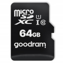GOODRAM karta pamięci microSD 64GB 100MB/s class 10 UHS I z adapterem SD