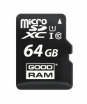 GOODRAM karta pamięci microSD 64GB 100MB/s class 10 UHS I z adapterem SD
