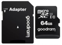GOODRAM karta pamięci microSD 64GB 100MB/s class 10 UHS I z adapterem SD