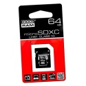 GOODRAM karta pamięci microSD 64GB 100MB/s class 10 UHS I z adapterem SD