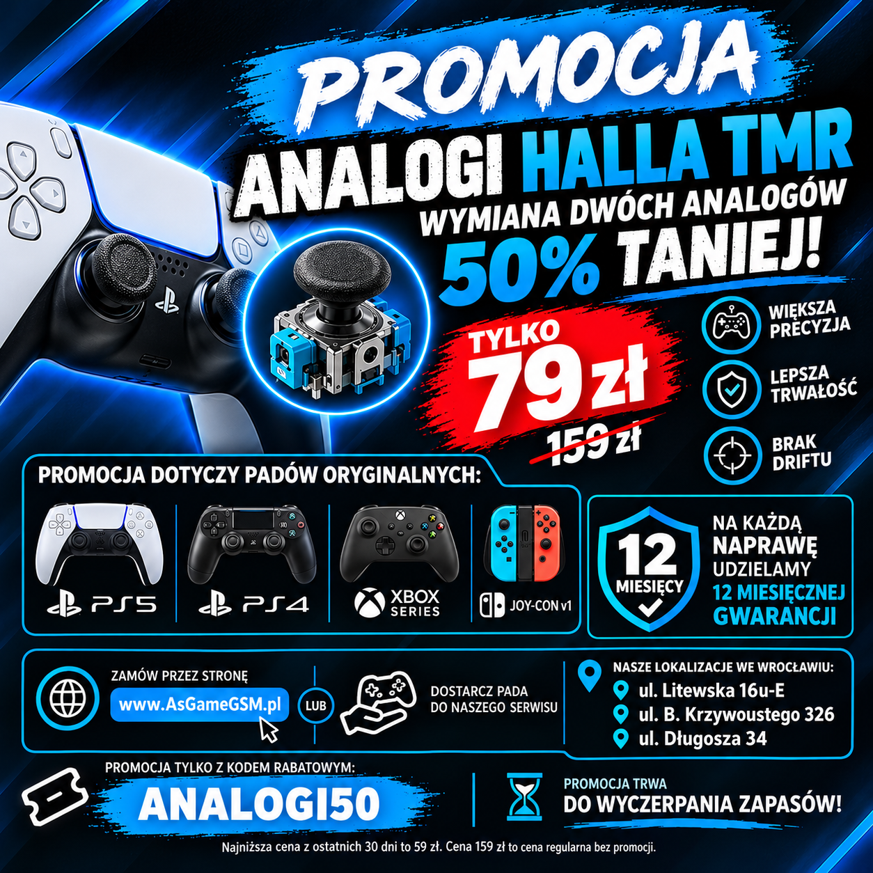 Regulamin promocji „ANALOGI50”